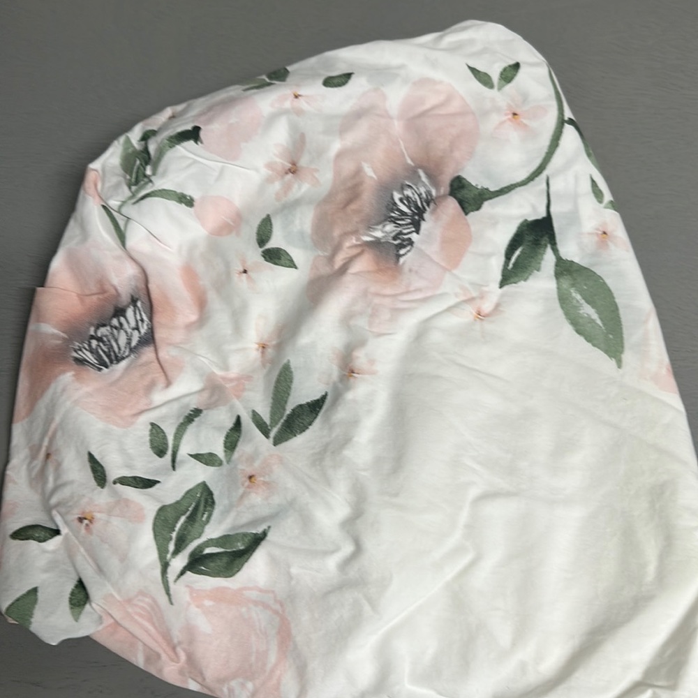 Meredith Floral Picture Perfect Organic Crib Fitted Sheet